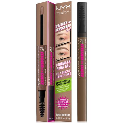 NYX Professional Makeup Zero To Brow Gel - Tan/Beige - No Size