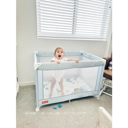 Dream On Me Fisher Price Play All Day Playard - Gray
