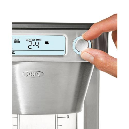 OXO Brew 12-Cup Stainless Steel Coffee Maker - White - No Size