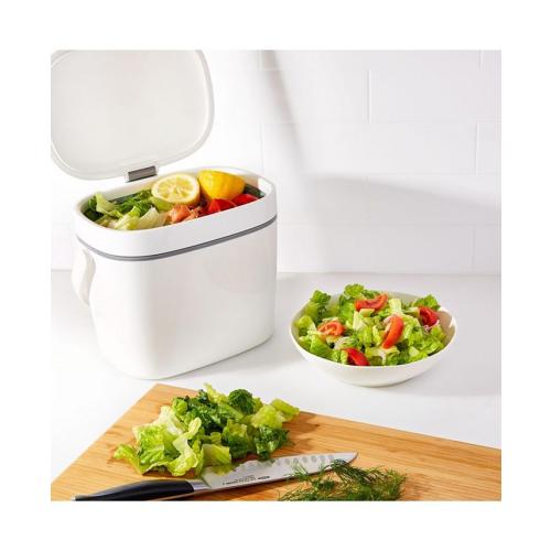 OXO 1.75 Gallon Compost Bin, White - White