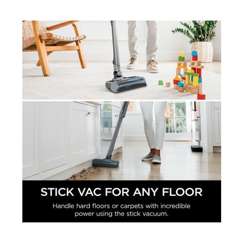 Shark® Wandvac® System Cordless 3-in 1 Ultra-Lightweight and Powerful Cordless Stick Vacuum - WS632 - Gray maybe missing pieces.