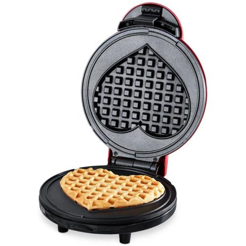 Dash Express Heart Waffle Maker - Red