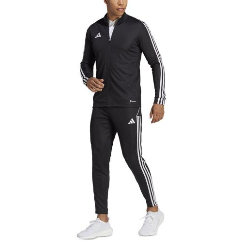 adidas Men's Tiro 23 Slim-Fit Performance 3-Stripes Track Jacket - Black - 3XLT