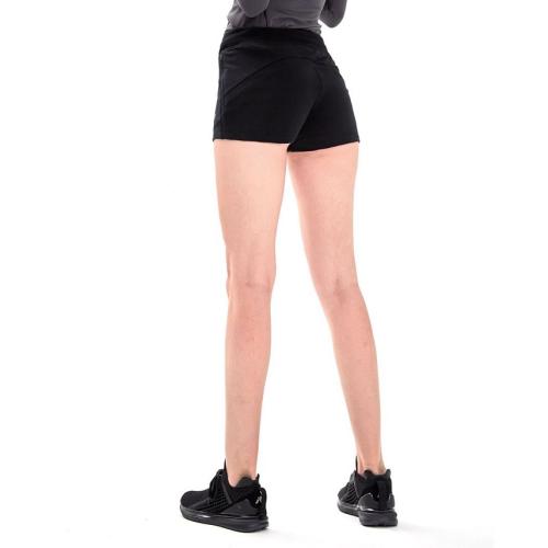 City Zip French Terry Shorts for Women - Black - XSmall