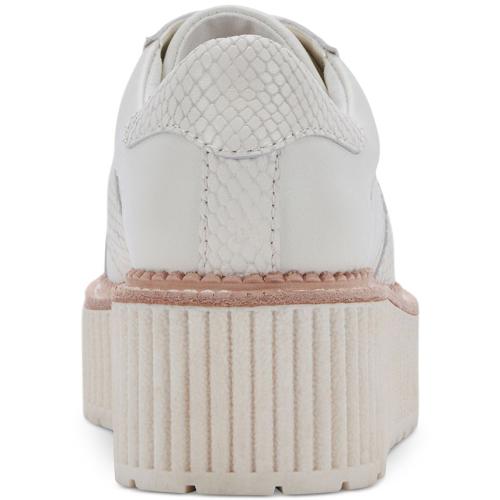 8 M - White , Dolce Vita Women's Tiger Lace-Up Platform Sneakers