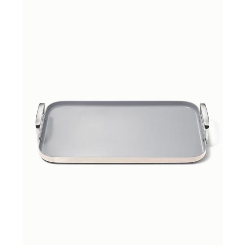Caraway Non-Stick Ceramic-Coated 20 Double Burner Griddle - Ivory/Cream