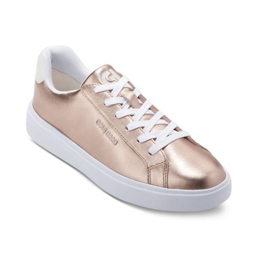 Cole Haan Women's Grand Crosscourt Daily Lace-Up Low-Top Sneakers - Pink - 9.5M