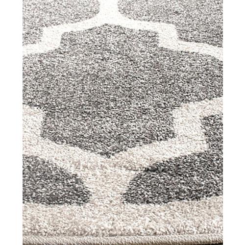 Safavieh Amherst AMT420 Dark Gray and Beige 9' x 9' Round Area Rug - Gray