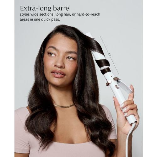 T3 SinglePass Curl X 1 Ceramic Extra-Long Barrel Curling Iron in Satin Blush - No Size