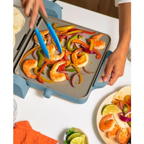 bella Fold & Store Dual Temp Griddle - Blue