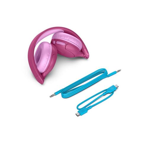 Color Pink JLab JBuddies Pop Wireless Kids Headphones - Pink