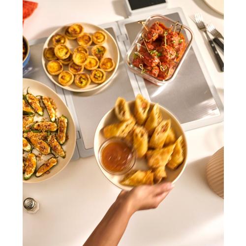 Bella Fold and Store Foldable Electric Warming Tray - Black ‼️has scratches ‼️