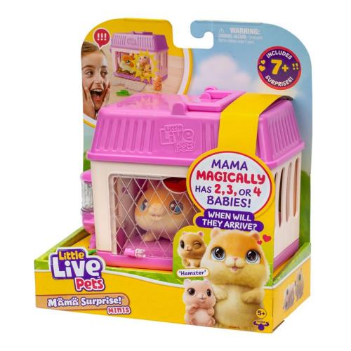 Little Live Pets Mama Surprise Mini Playset Hamster - White - No Size