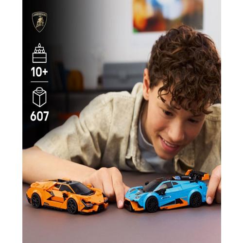 LEGO Speed Champions Lamborghini Revuelto Huracán STO 77238, 607 Pieces - Multi - No Size