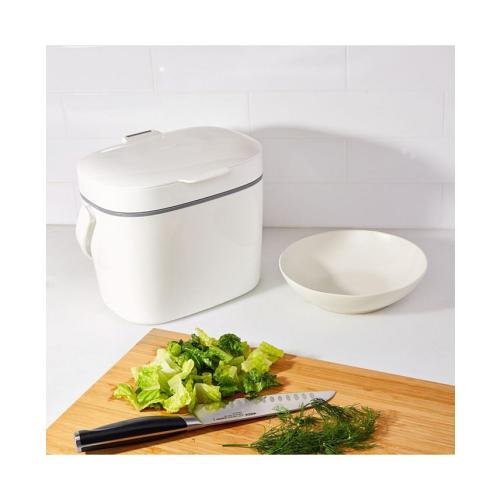 OXO 1.75 Gallon Compost Bin, White - White