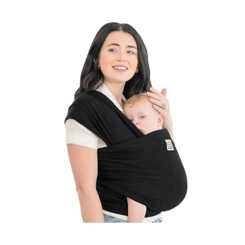 Original Baby Wraps Carrier, Baby Sling Carrier, Stretchy Infant Carrier for Newborn, Toddler - Black - No Size