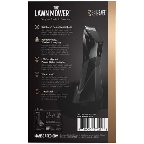 MANSCAPED™ The Lawn Mower 4.0 - Black Used and missing parts