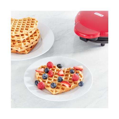Dash Express Heart Waffle Maker - Red