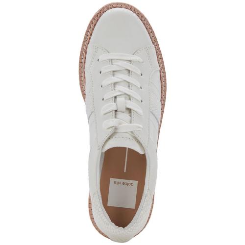 8 M - White , Dolce Vita Women's Tiger Lace-Up Platform Sneakers