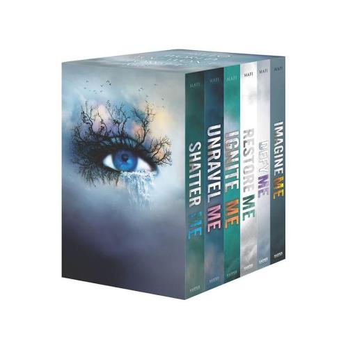 Shatter Me Series 6-Book Box Set: Shatter Me, Unravel Me, Ignite Me, Restore Me, Defy Me, Imagine Me by Tahereh Mafi - White