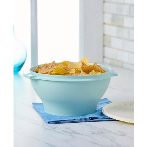 Tupperware Heritage 17.25 Cup Vintage Bowl - Blue
