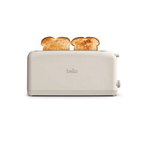 bella 2 Slice Slim Toaster - Tan/Beige