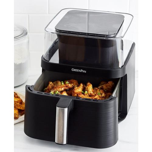 GreenPan Bistro 7 Quart 360° Clear View Air Fryer - Black - No Size
