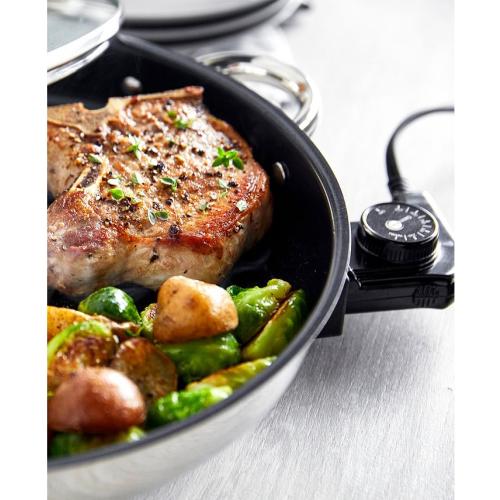 GreenPan Bistro 12 Nonstick Electric Skillet - Silver - No Size