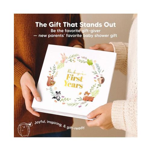 KeaBabies Baby Muse Memory Book Keepsake for Girl, Boy, First 5 Year Journal Milestone Book, 100 Beautiful Pages - White