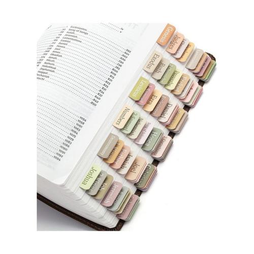Mr. Pen Bible Tabs, 75 Tabs, Boho Theme, Laminated Bible Tabs for