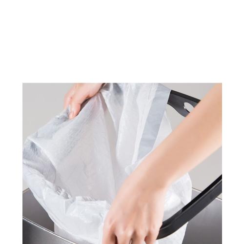 Nine Stars 13.2 Gallon Stainless Steel Sensor Trash Can with Silver Trim - Silver ( little sunken see the pictures )