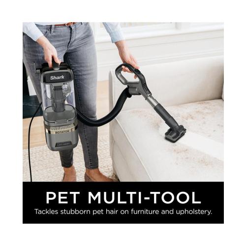 Shark Rotator Lift-Away ADV DuoClean PowerFins Upright Vacuum with Self-Cleaning Brushroll LA502 - Silver