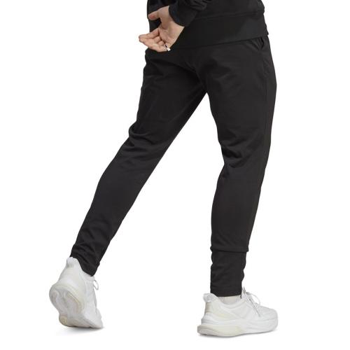 Size XL adidas Men's Essentials Performance Single Jersey Tapered Open Hem Jogger Pants - Black -