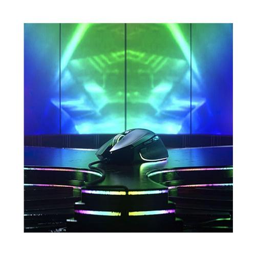Razer Basilik V3 Wired Optical Gaming Mouse w/ Chroma RGB Lighting - Black - Black - ONE SIZE