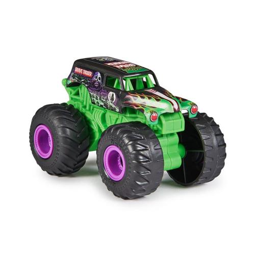Monster Jam, Grave Digger Remote Control Monster Truck 1:64 Scale, Includes Ramp, RC Cars - Multi