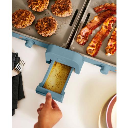 bella Fold & Store Dual Temp Griddle - Blue