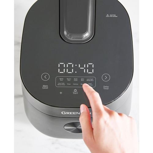 GreenPan 8-Cup Bistro Carb-Reducing Rice Cooker - Black - No Size