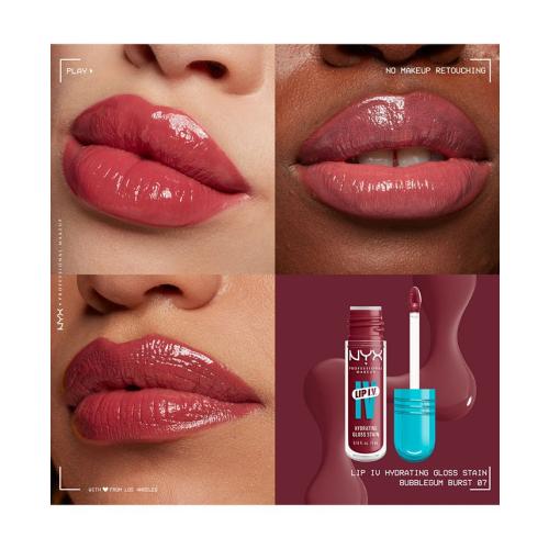 NYX Professional Makeup Lip IV Hydrating Gloss Stain - Red