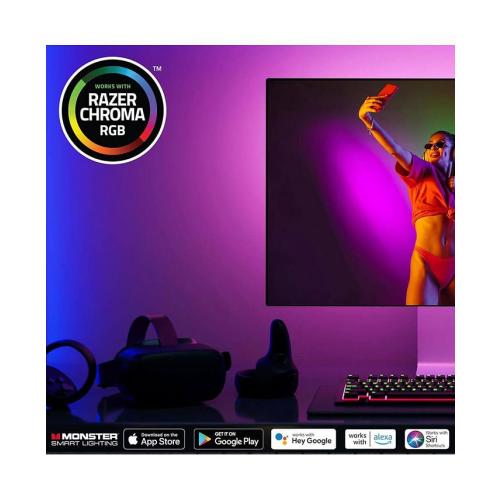 100Ft. Multi-Color Flow LED Light Strip - Gray