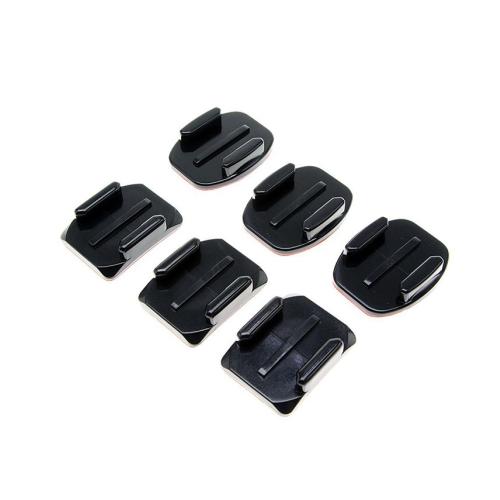 GoPro Curved   Flat Adhesive Mounts for HERO and MAX Cameras, Set of 3 - Black