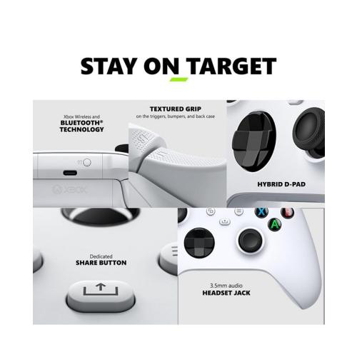Xbox Wireless Controller for Xbox Series X|S, Xbox One, Windows PC, Android, and iOS - Robot White - White missing joystick ?️