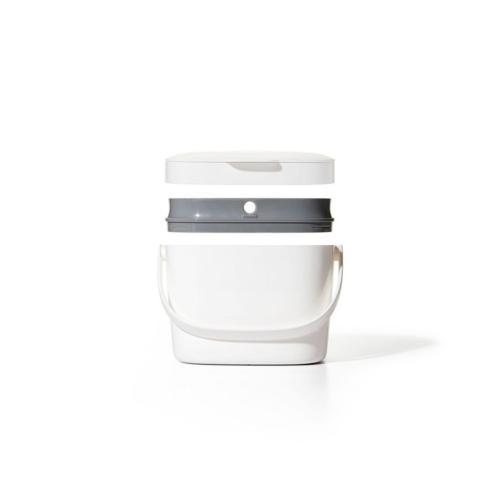 OXO 1.75 Gallon Compost Bin, White - White