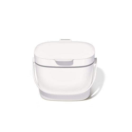 OXO 1.75 Gallon Compost Bin, White - White