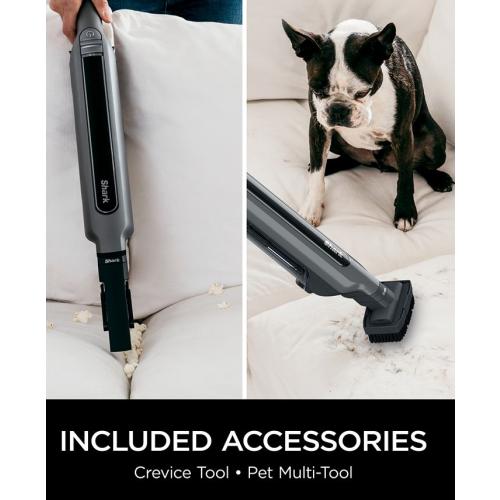 Shark® Wandvac® System Cordless 3-in 1 Ultra-Lightweight and Powerful Cordless Stick Vacuum - WS632 - Gray maybe missing pieces.