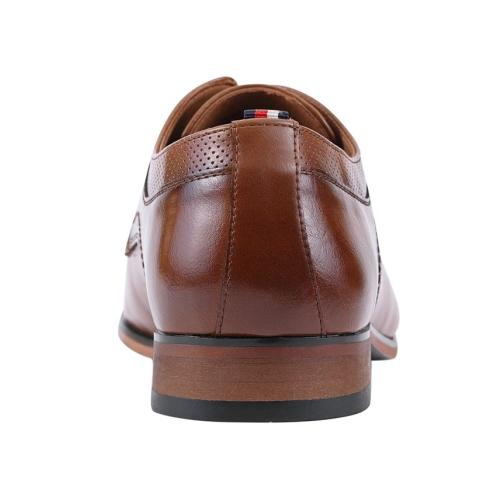 Size 12M Color Brown Tommy Hilfiger Men's Soli Lace-Up Dress Oxfords - Brown - 12M