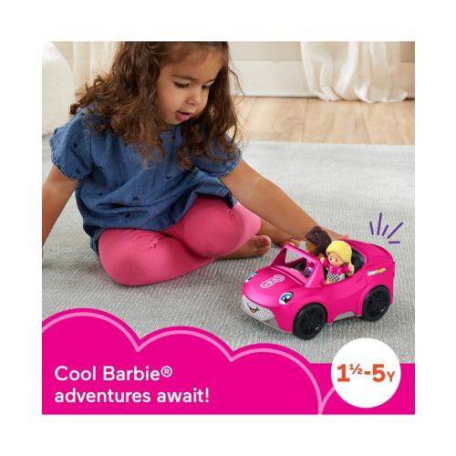 Fisher Price Barbie Convertible by Little People Set - Multi
