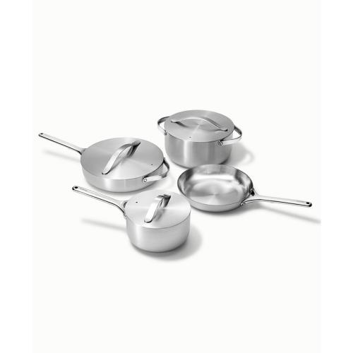 Caraway Stainless Steel 4-Piece Cookware Set - Gray‼️Light dirt‼️