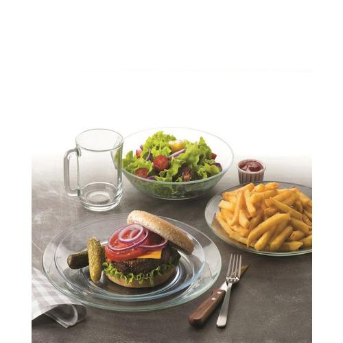 Duralex Lys Dinner Plates, Set of 6 - Brown - No Size