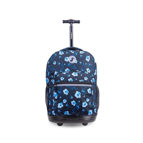 J World Sunrise 18 Kids Rolling Backpack - Blue - NO SIZE
