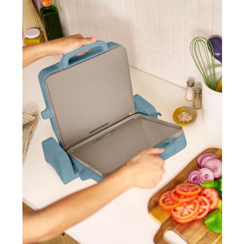 bella Fold & Store Dual Temp Griddle - Blue